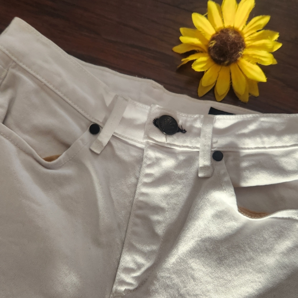 Rag & Bone Women'S White Stretch Mid-Rise Skinny-Leg Casual Jeans Size 24 - Picture 5 of 11